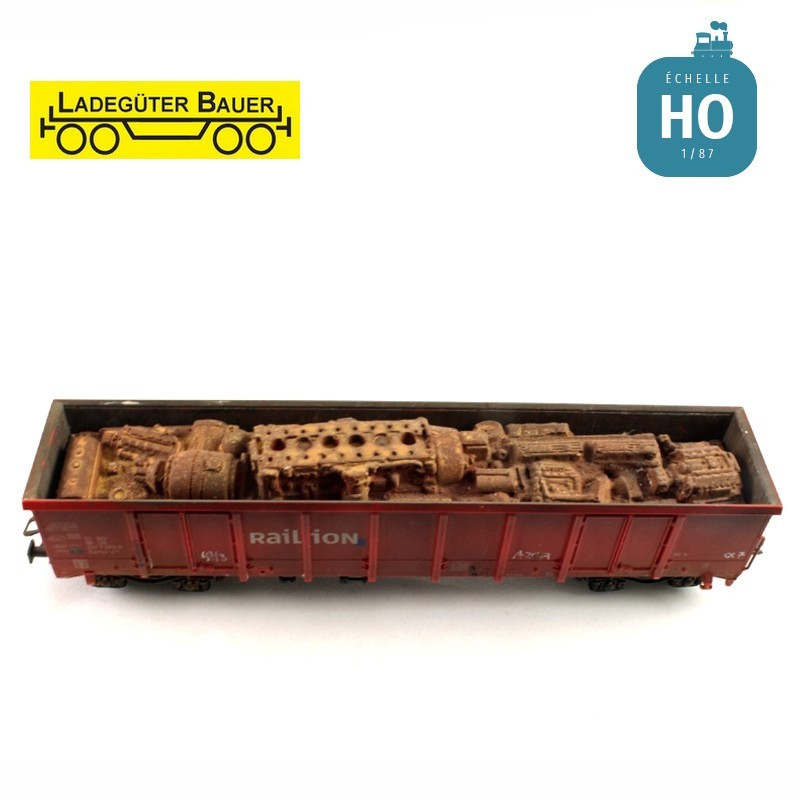 2 Ladungen Altschrott H0 Ladegüter Bauer H01200 - Maketis