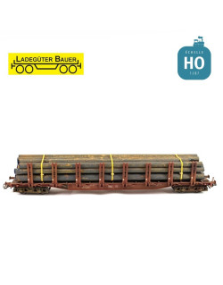 Tuyaux de fer grande longueur HO Ladegüter Bauer H01218
