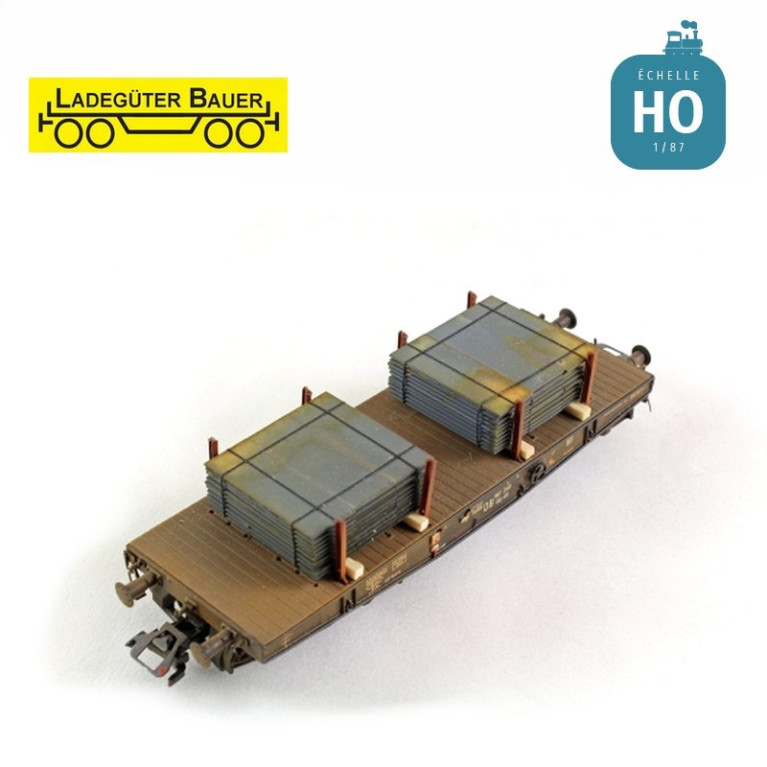 Sheet metal pile (2 pcs) H0 Ladegüter Bauer H01244 - Maketis Sheet metal pile (2 pcs) H0 Ladegüter Bauer H01244 - Maketis