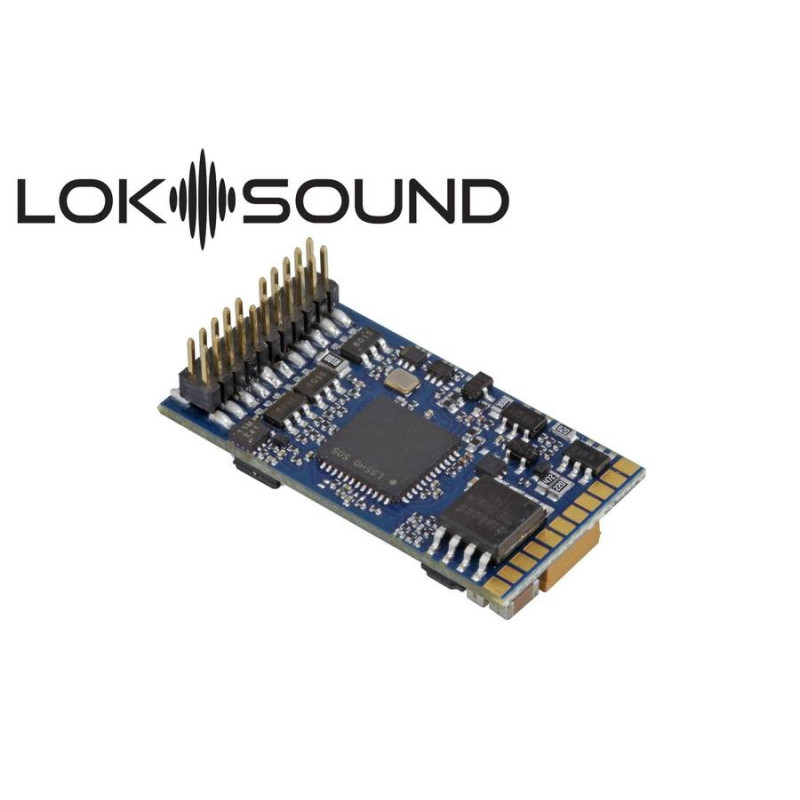 Décodeur sonore Loksound 5 interface PluX22 et Haut Parleur ESU 58412