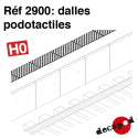 Podotactile tiles H0 Decapod 2900 - Maketis