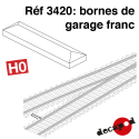 Bornes de garage franc (10 pcs) HO Decapod 3420 - Maketis