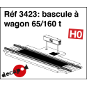 Waggonwaage 65/160 t H0 Decapod 3423 - Maketis