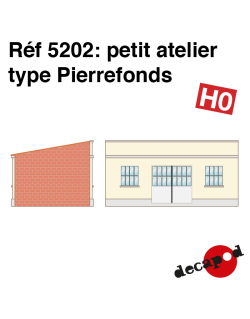 Small Pierrefonds type workshop H0 Decapod 5202 - Maketis