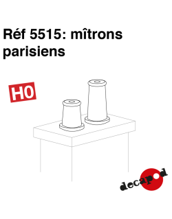 Parisian Mitrons (8 pcs) H0 Decapod 5515