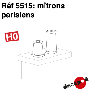 Pariser Mitronen (8 St) H0 Decapod 5515 - Maketis