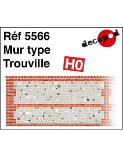 Mur normand type Trouville HO Decapod 5566