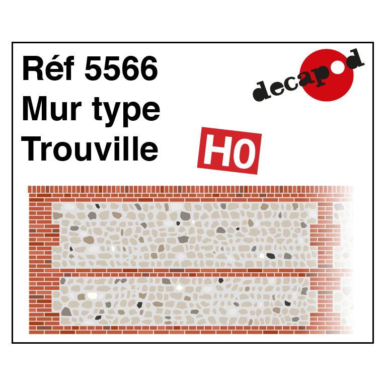 Norman wall type Trouville H0 Decapod 5566 - Maketis