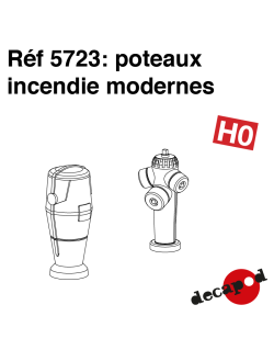 Moderne Feuerstellen (2 St) H0 Decapod 5723