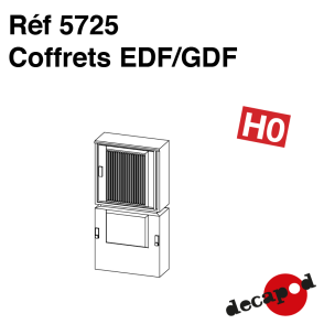 EDF/GDF-Gehäuse (3 St) H0 Decapod 5725 - Maketis