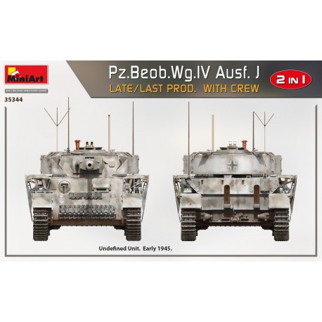 Char allemand Pz.Beob.Wg.IV Ausf. J 1/35 Miniart 35344 - Maketis