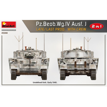 Char allemand Pz.Beob.Wg.IV Ausf. J 1/35 Miniart 35344 - Maketis