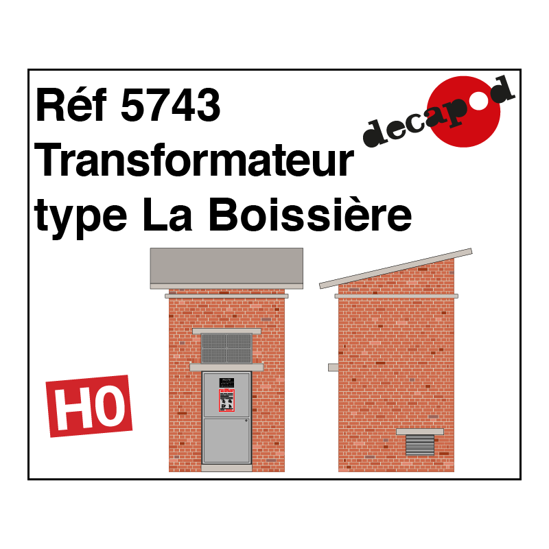 Transformator Typ La Boissière H0 Decapod 5743 - Maketis