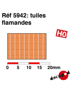Flemish tile plate H0 Decapod 5942