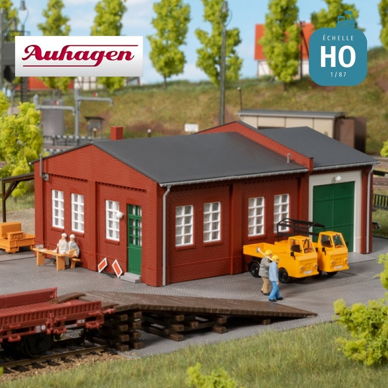 Atelier ferroviaire avec rampe HO Auhagen 11462 - Maketis