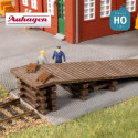 Atelier ferroviaire avec rampe HO Auhagen 11462 - Maketis