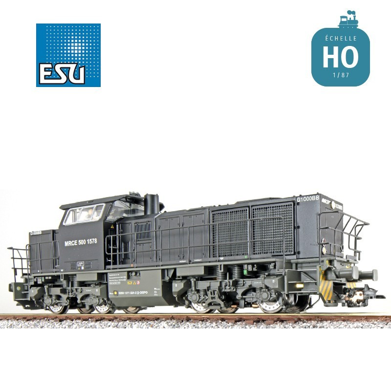 Locomotive diesel G1000 1578 MRCE Ep VI Digital sonore HO ESU 31300 - Maketis
