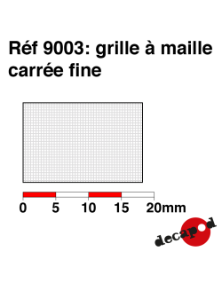 Grille à maille carrée fine Decapod 9003 - Maketis