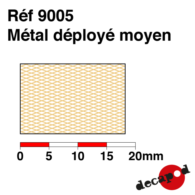 Medium expanded metal Decapod 9005 - Maketis Medium expanded metal Decapod 9005 - Maketis