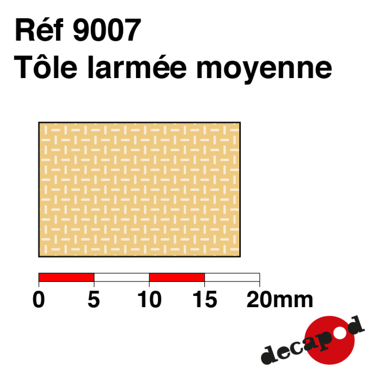 Medium tear-resistant sheet metal Decapod 9007 - Maketis Medium tear-resistant sheet metal Decapod 9007 - Maketis