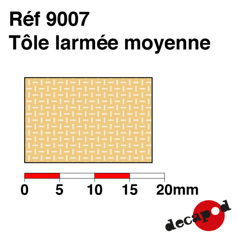 Medium Tränenblech Decapod 9007 - Maketis