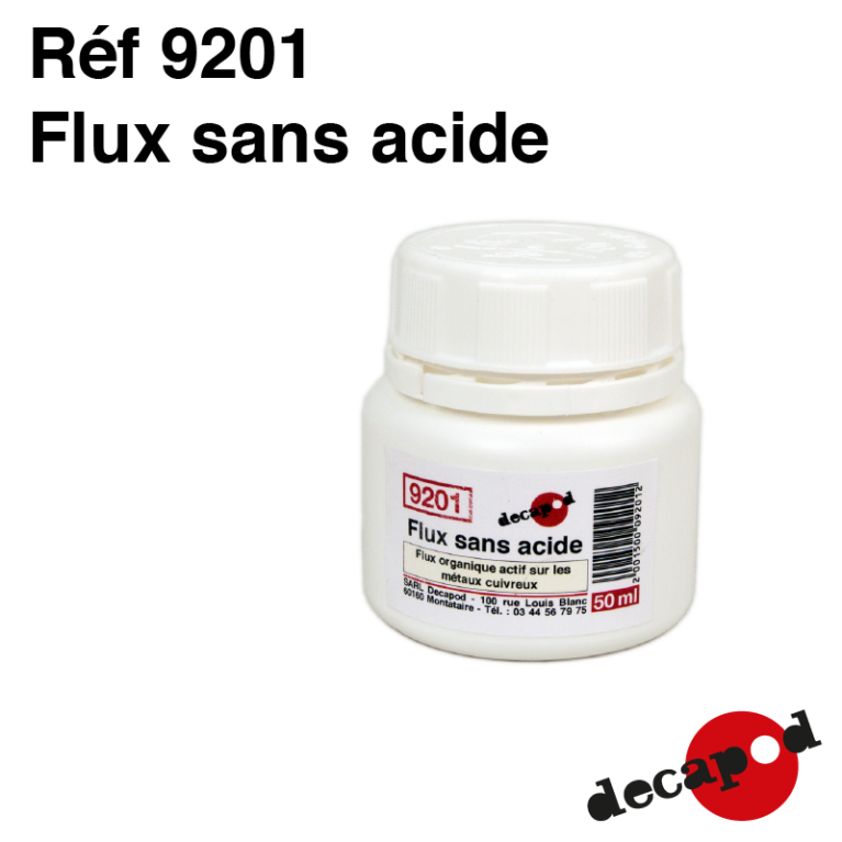 Flux sans acide (50 ml) Decapod 9201 - Maketis Flux sans acide (50 ml) Decapod 9201 - Maketis