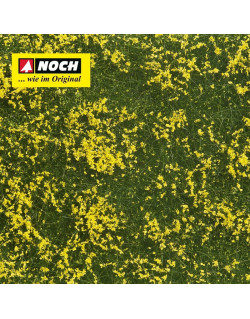Foliage de couverture végétale Pré jaune 12x18cm Noch 07255 - Maketis