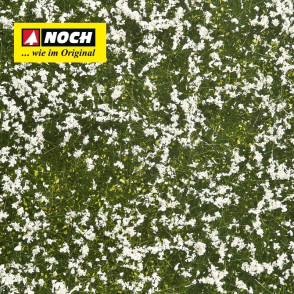Foliage de couverture végétale Pré blanc 12x18cm Noch 07256 - Maketis