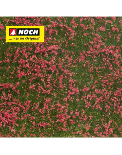 Foliage de couverture végétale Pré rouge 12x18cm Noch 07257 - Maketis