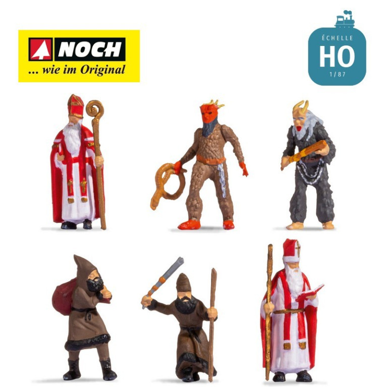 Saint-Nicolas avec le Père Fouettard HO Noch 15929 - Maketis Saint-Nicolas avec le Père Fouettard HO Noch 15929 - Maketis