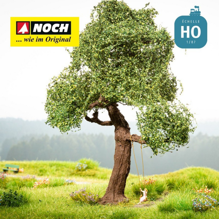 Arbre avec balançoire micro-motion HO Noch 21768 - Maketis