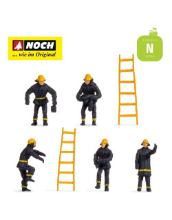 Pompiers (vêtements de sécurité noirs) N Noch 38001 - Maketis