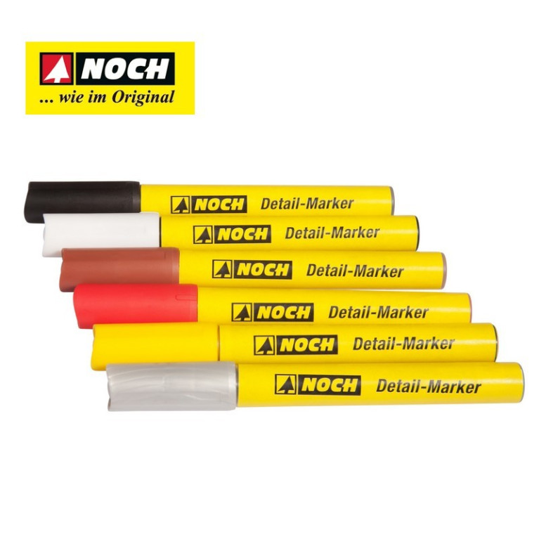 Marqueurs de précision (6 pcs) Noch 61155 - Maketis Marqueurs de précision (6 pcs) Noch 61155 - Maketis