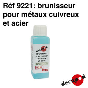 Burnishing product for copper metals and steel (125 ml) Decapod 9221 - Maketis