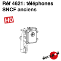 Téléphone SNCF ancien (8 pcs) HO Decapod 4621 - Maketis