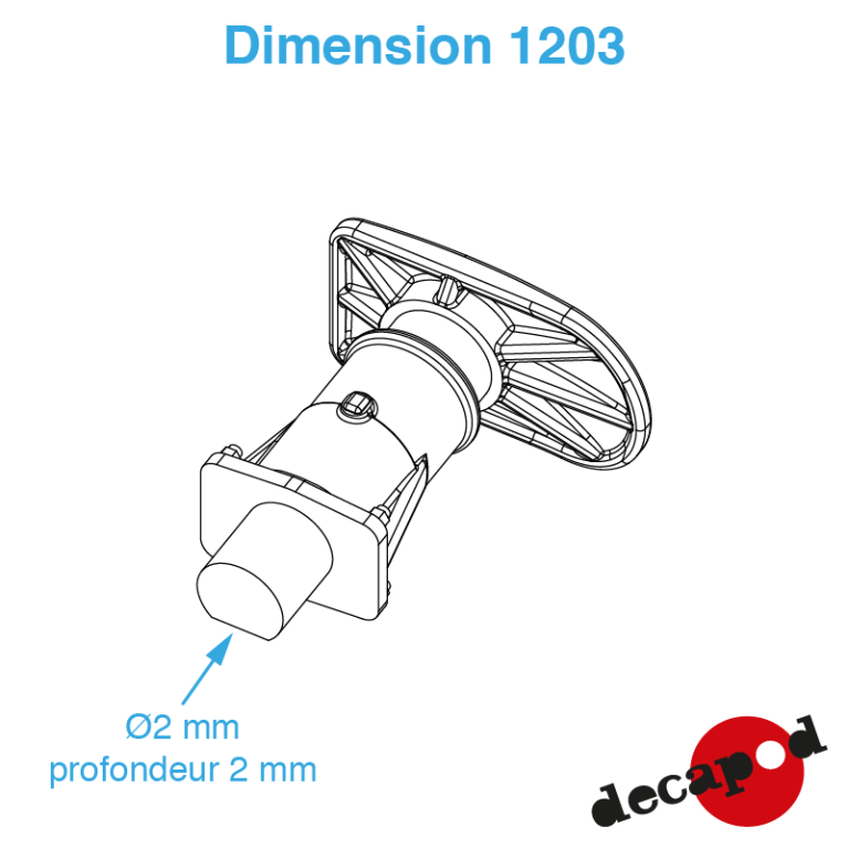 U6 Buffers H0 Decapod 1203 - Maketis U6 Buffers H0 Decapod 1203 - Maketis