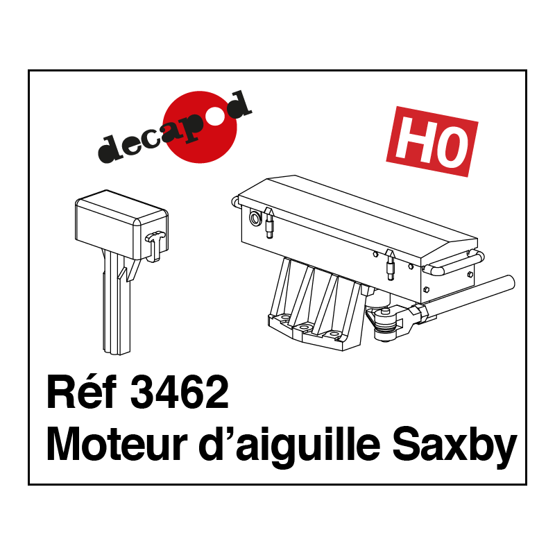 Saxby needle motor H0 Decapod 3462 - Maketis