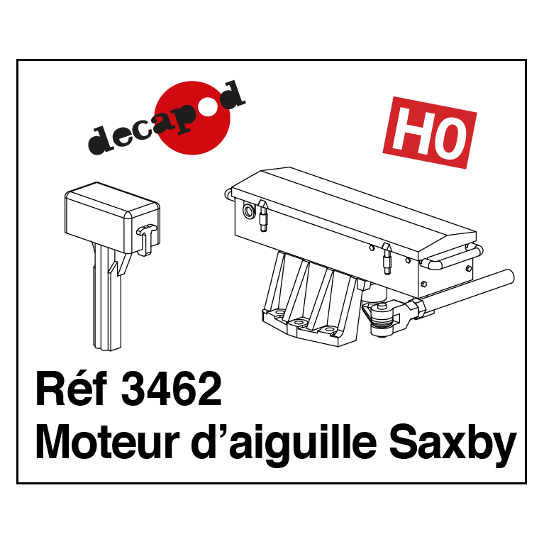 Saxby-Nadelmotor H0 Decapod 3462 - Maketis