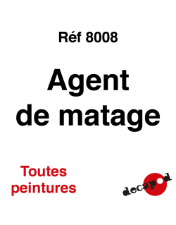 Matting agent Decapod 8008 - Maketis
