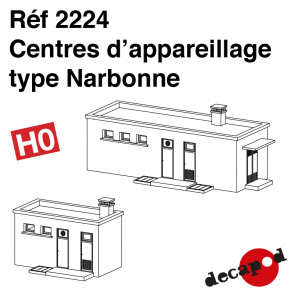 Narbonne type fitting centres H0 Decapod 2224 - Maketis