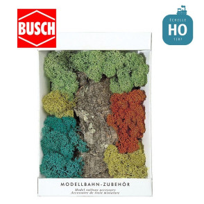 Rocher + buissons lichen Busch 7101 - Maketis