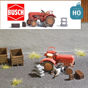 Tracteur en panne HO Busch 7937 - Maketis