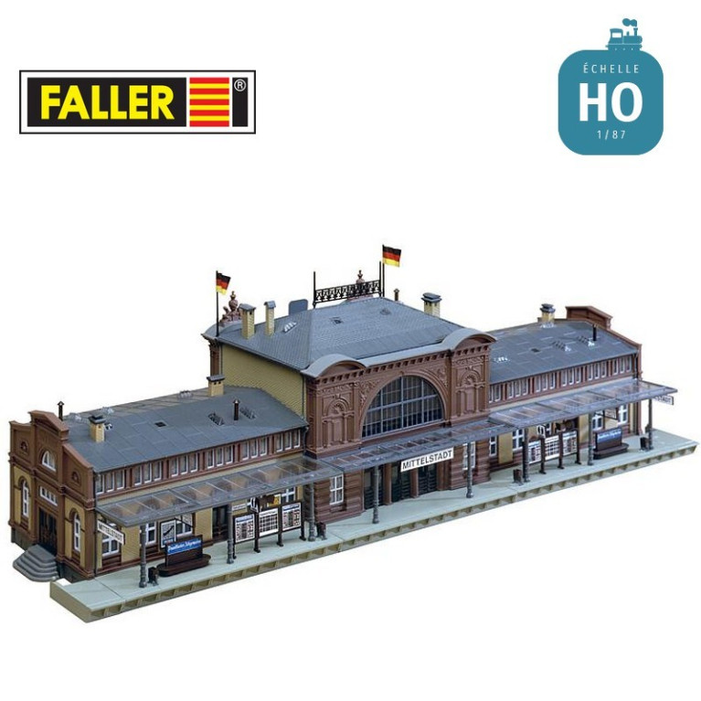 Gare ancienne HO Faller 110115 - Maketis