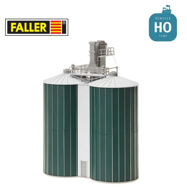 Double silo HO Faller 120260 - Maketis