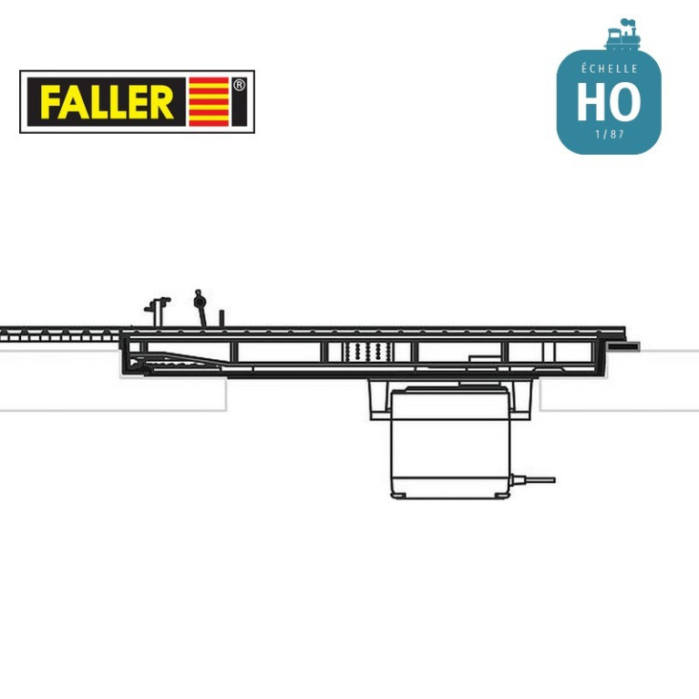 Plaque tournante à segments HO Faller 120275 - Maketis