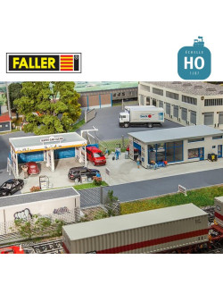 Station-lavage pour autos HO Faller 130154 - Maketis