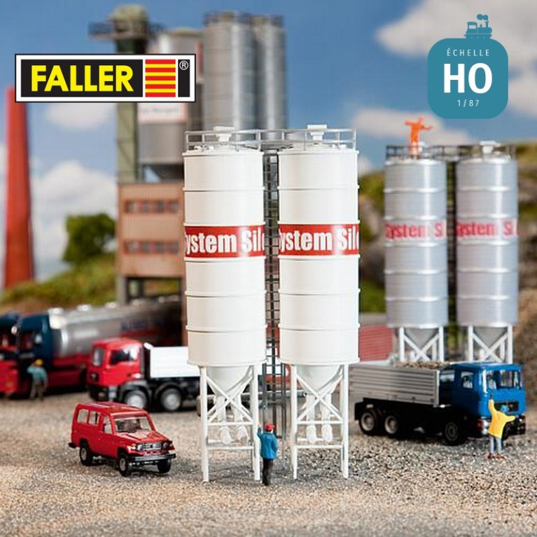 Silos industriels HO Faller 130476 - Maketis Silos industriels HO Faller 130476 - Maketis
