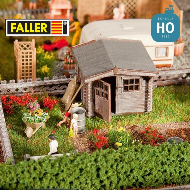 Jardin d'ouvrier + petite maison de jardin HO Faller 180492 - Maketis Jardin d'ouvrier + petite maison de jardin HO Faller 180492 - Maketis