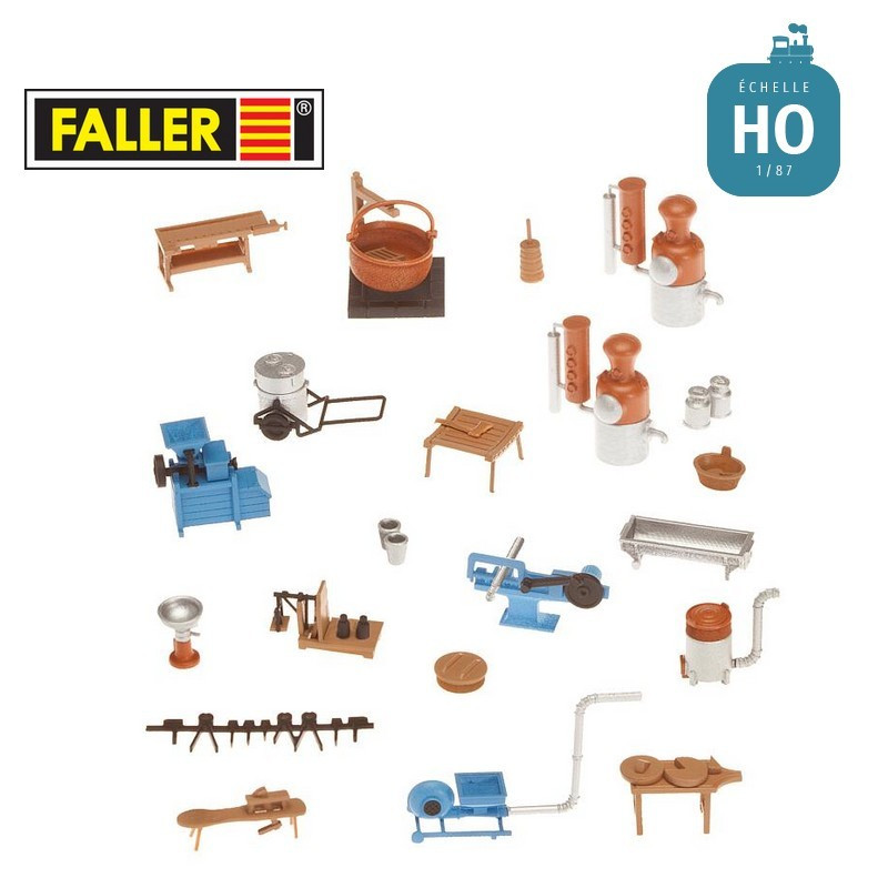 Accessoires agricoles HO Faller 180620 - Maketis