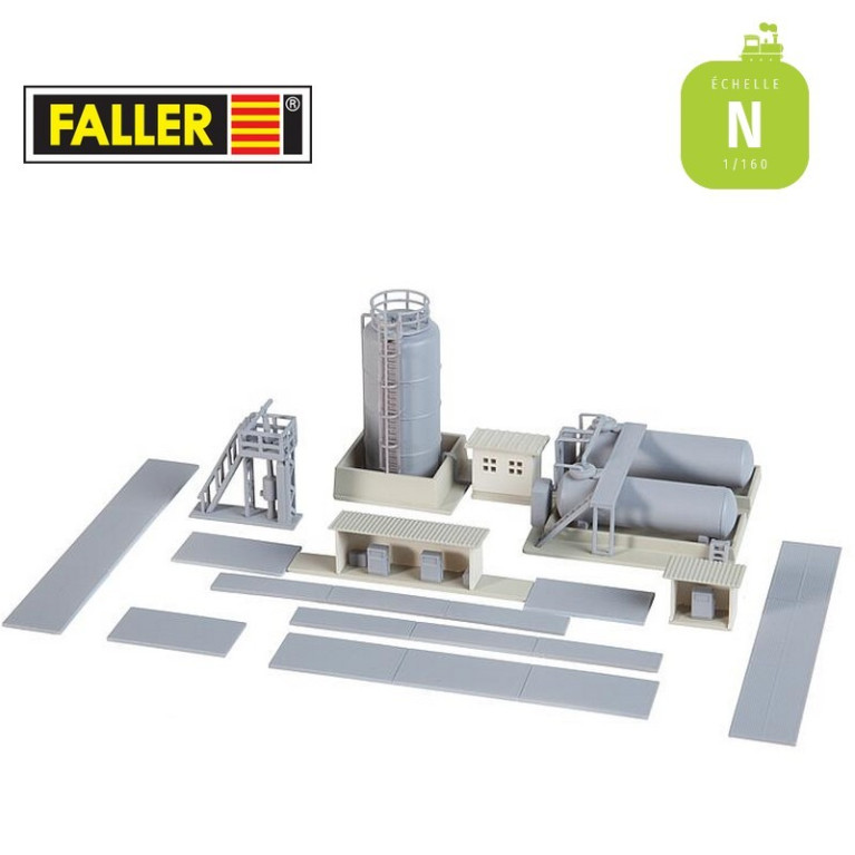 Entrepôt et poste de gazole N Faller 222212 - Maketis